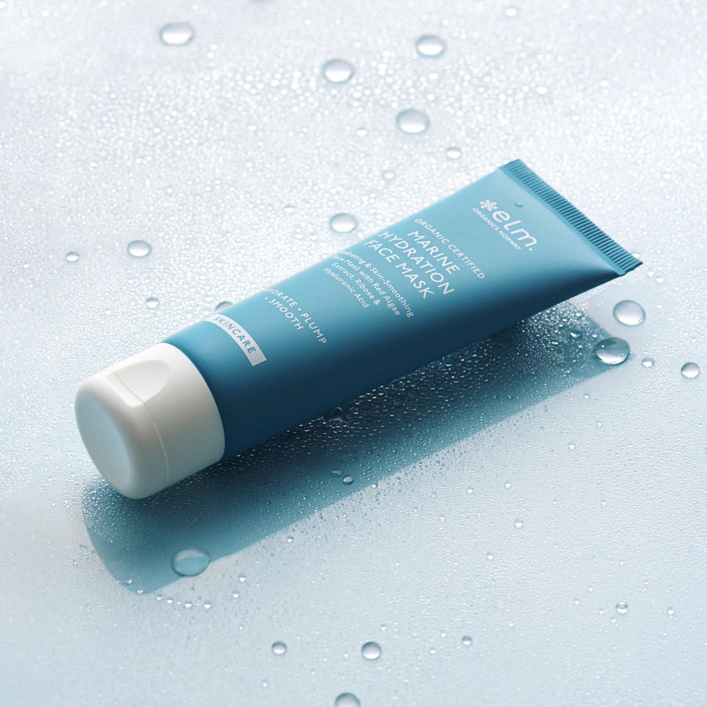 Marine Hydration Face Mask med vanndråper