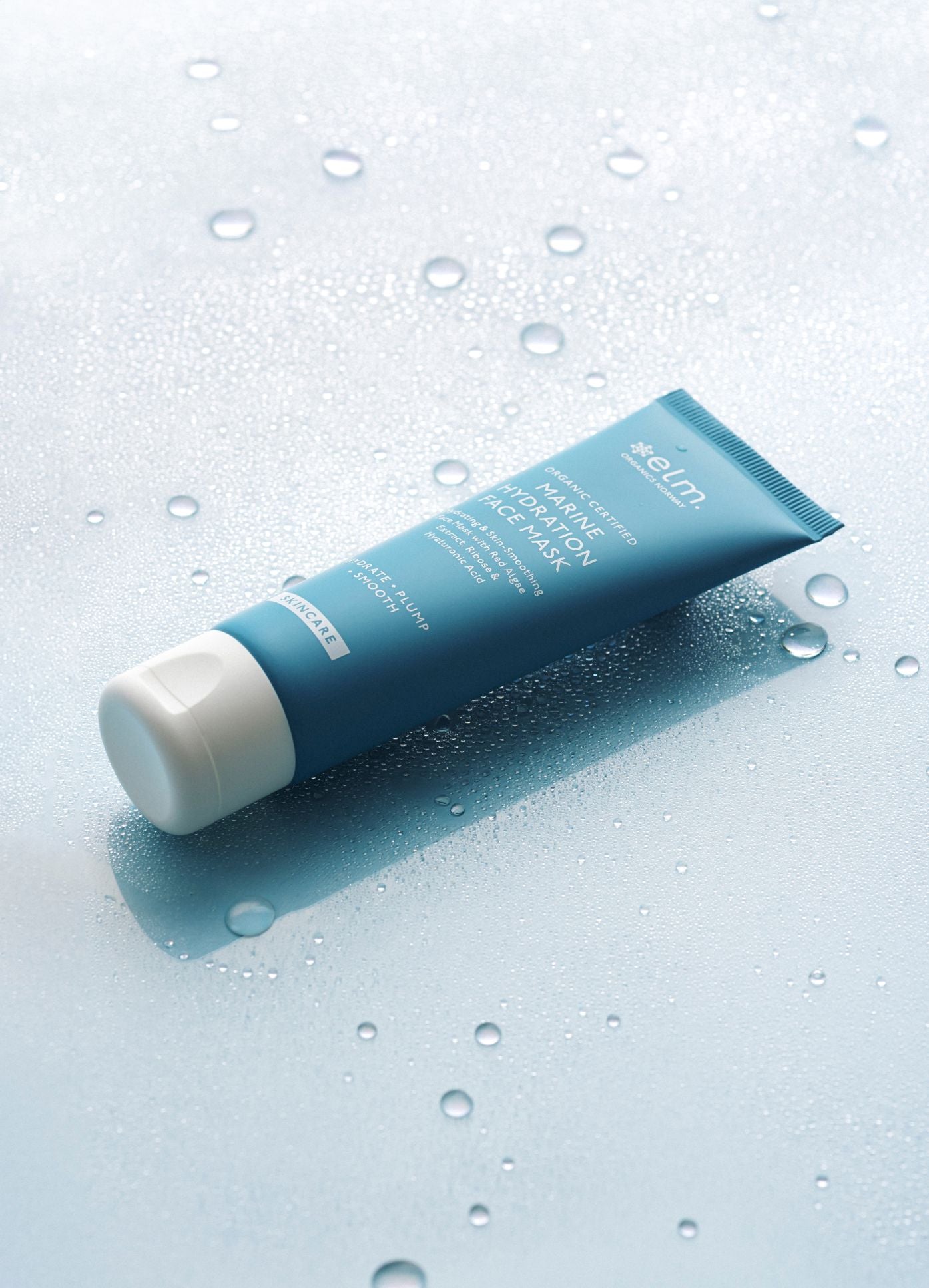 Marine Hydration Face Mask med vanndråper