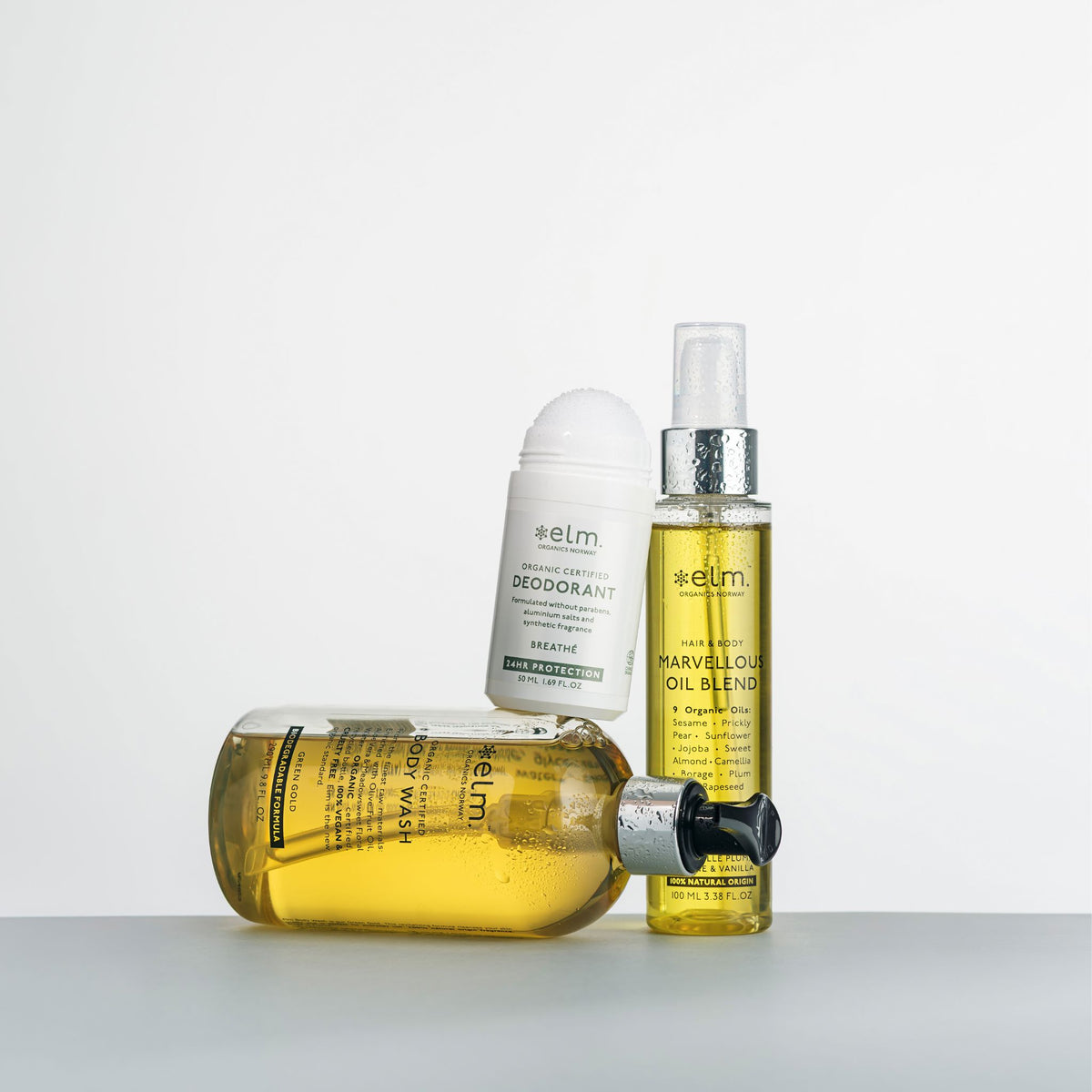 Body Essentials Trio – Økologisk kroppspleie – Elm Organics